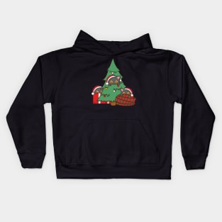 Three Christmas Cats Kids Hoodie